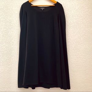 Black Cape Mini Dress